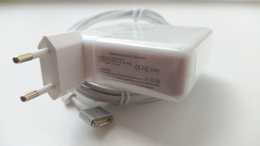 Блок живлення для ноутбука Apple MacBook Pro 15" Retina 85W 20V 4.25A T-style MagSafe2 17105 фото Блок живлення для ноутбука Apple MacBook Pro 15" Retina 85W 20V 4.25A T-style MagSafe2 17105 фото